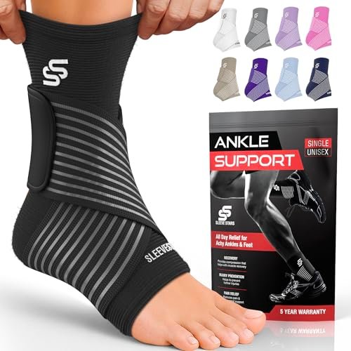Sleeve Stars Ankle Brace for Women & Men, Adjustable...
