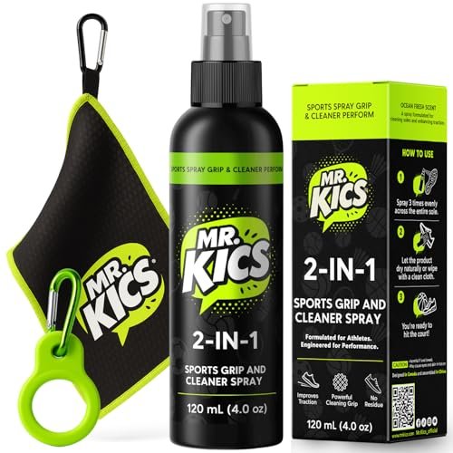 MR. KICS Basketball Shoe Grip Spray - Anti Slip Traction