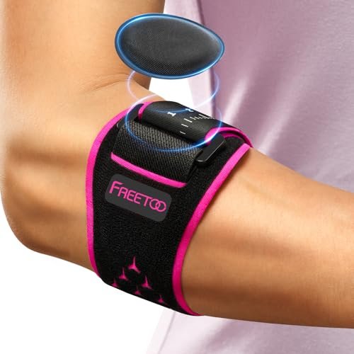 FREETOO Elbow brace for Tendonitis and Tennis Elbow Pain...