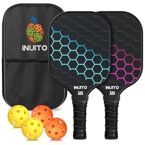 Pickleball Paddles 2026 Pickleball Paddles Set of 2 16mm...