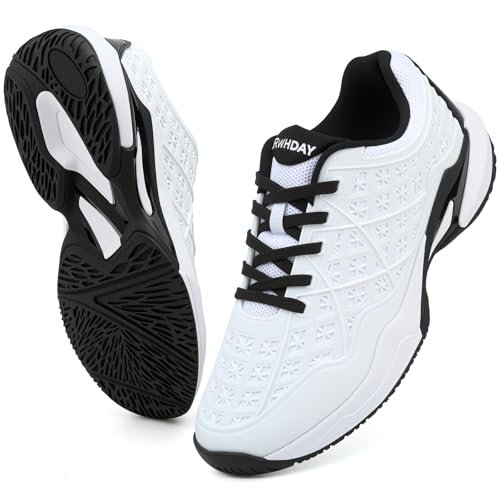 BKWHDAY Pickleball Shoes Men Tennis Court Sneakers Indoor...