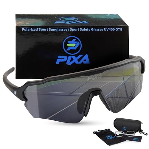 UV400 Polarized Sport Sunglasses EVA Hard Case, for...
