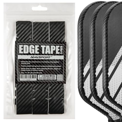 PICKLETECH Pickleball Paddle Protection Tape - 3K PU Edge...