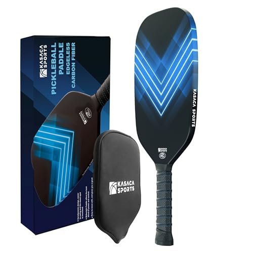 Kasaca Edgeless Pickleball Paddles USAPA T700 Carbon Fiber...