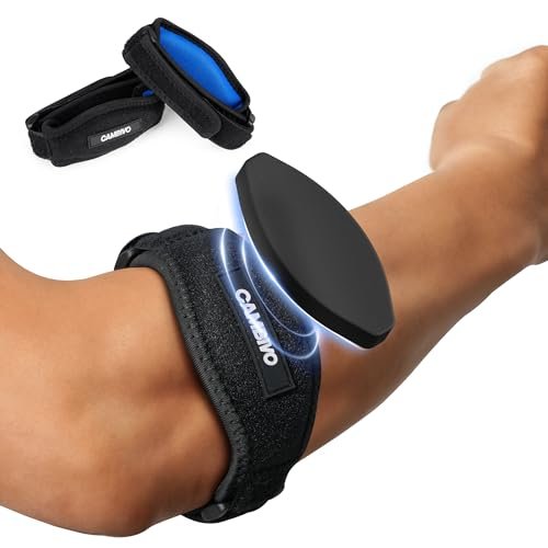 CAMBIVO 2 Pack Tennis Elbow Brace for Men and Women