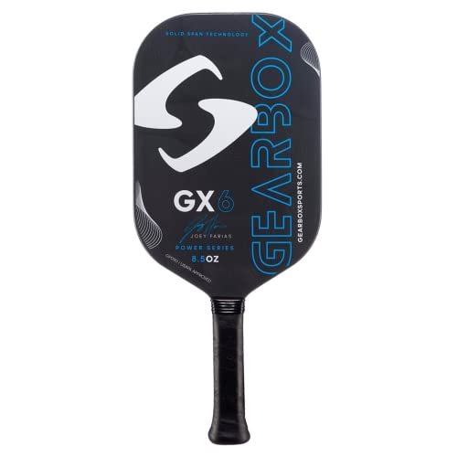 Gearbox GX6 Power 8.5oz 3-5/8in Carbon Fiber Blue Paddle