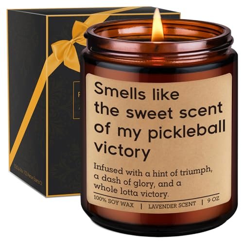 GSPY Scented Candle - Pickleball Gifts for Men, Women.