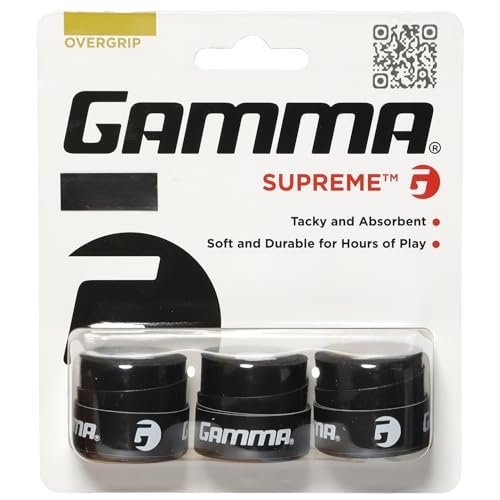 GAMMA Sports Supreme Overgrip for Tennis, Pickleball, 3...