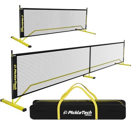 PICKLETECH 4.0 Slim Version 2in1 Pickleball Net Portable...