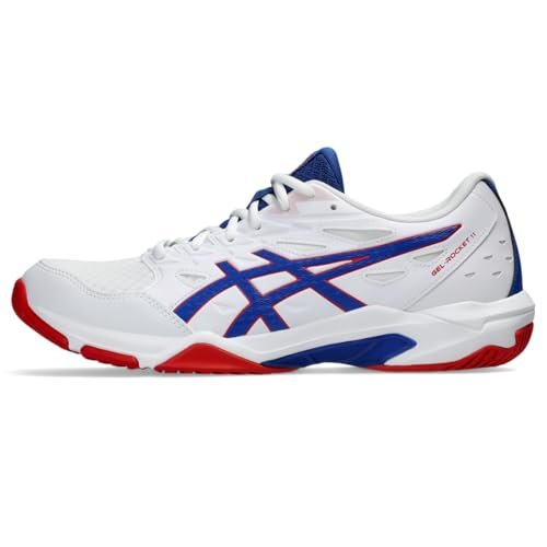 ASICS Men's Gel-Rocket 11 Volleyball Shoes, 14, White/ASICS...