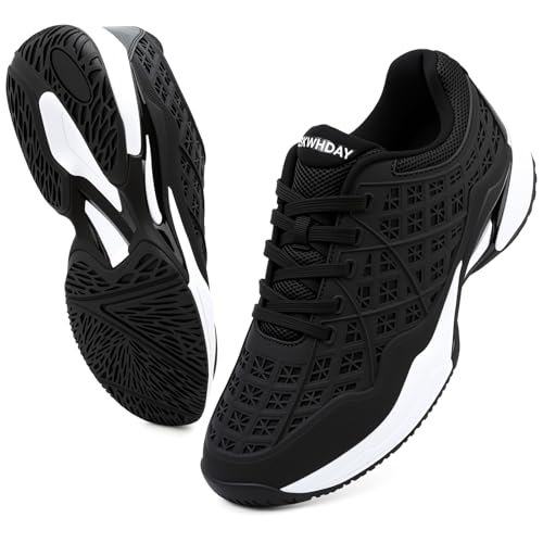 BKWHDAY Pickleball Shoes Men Tennis Court Sneakers...
