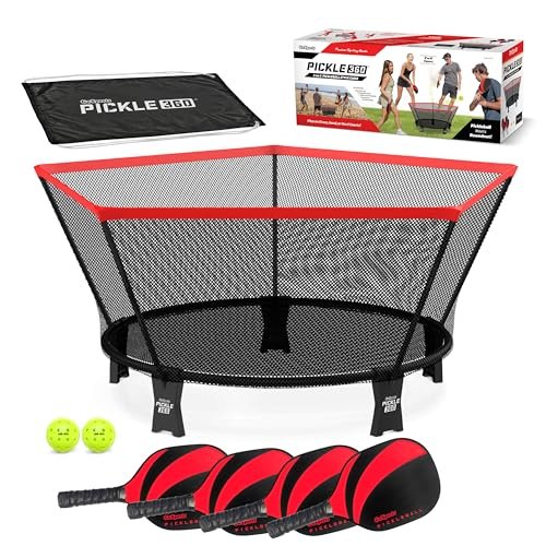 GoSports Pickle 360 Classic Paddle Ball Game Set