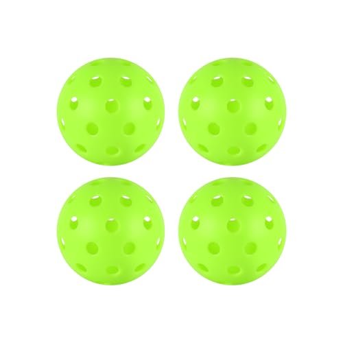 4 pcs Pickleball Balls,40 Holes Indoor Pickleball Balls,...