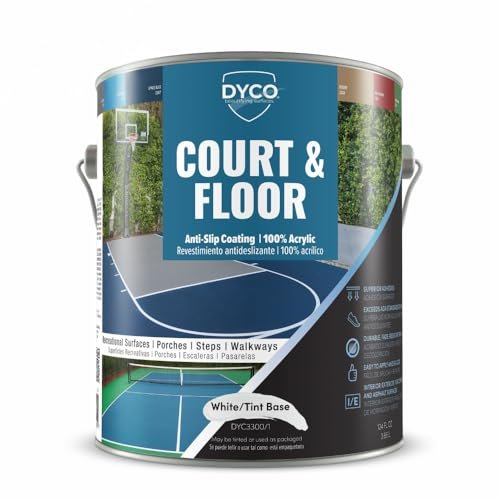 DYCO Court & Floor Anti-Slip Coating - Pavement, Cement &