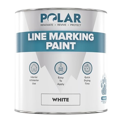 Polar Line Marker White Paint - 33 Resistant Road Paint
