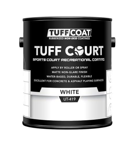 Tuff Coat Tuff Court UT-419 1-Gl White Non-Skid Sport...