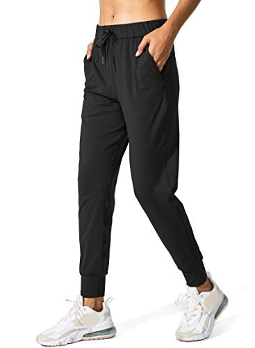 SANTINY Women's Joggers Pants Pockets Drawstring Running...