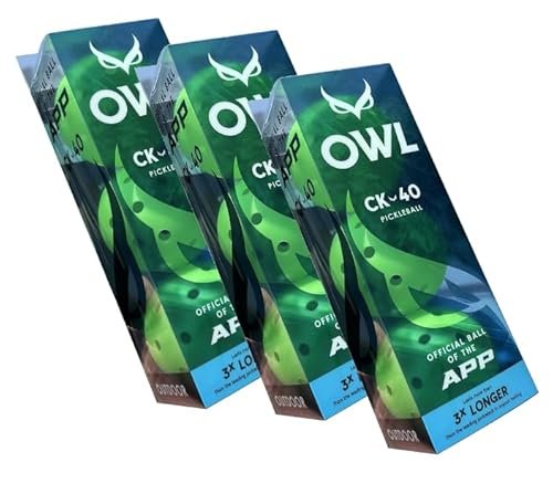 OWL Sport PICKLEBALLS – 12 Pack | APP Approved Tournament