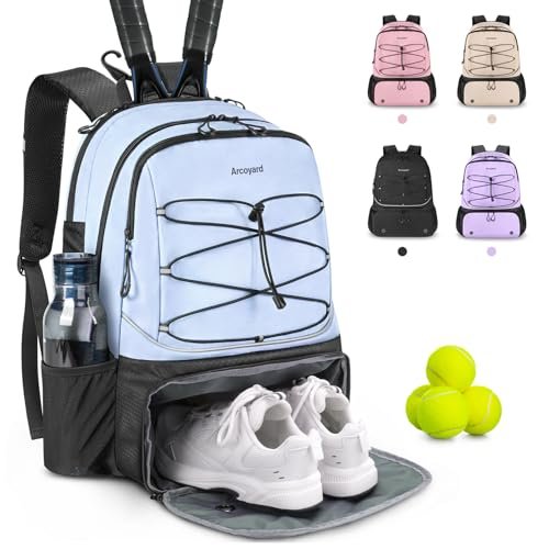 Arcoyard Tennis Bags For Women & Men, Racket Backpack with