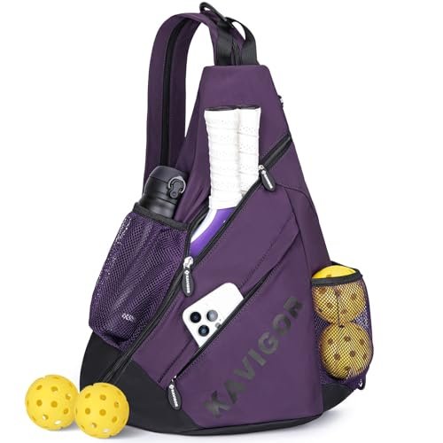 KAVIGOR 2025 Pickleball Sling Bag, Convertible Ultra-Light...