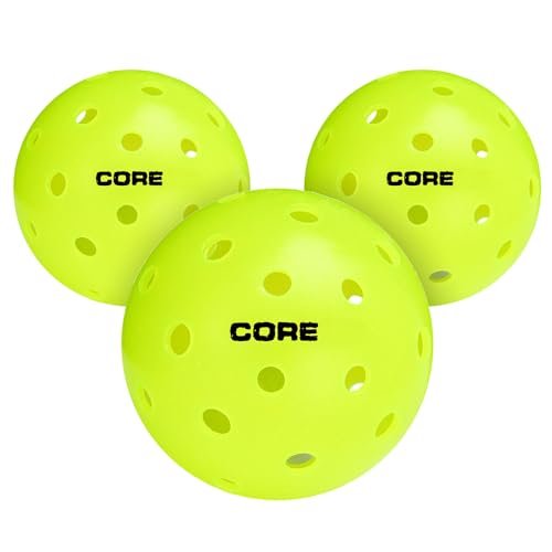 CORE Pickleball: PRO-40 | Outdoor Pickleball Balls, Durable...