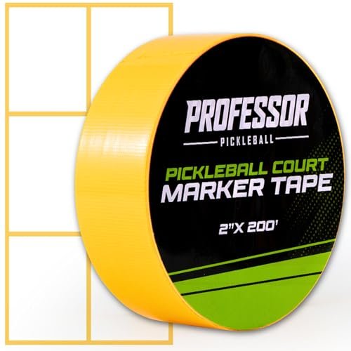 Professor Pickleball Court Tape - Makes Full Size Lines.