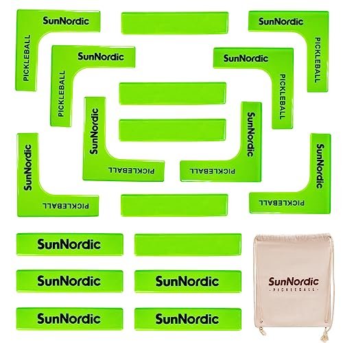 SunNordic Pickleball Court Marker Kit, Official Size Lines...