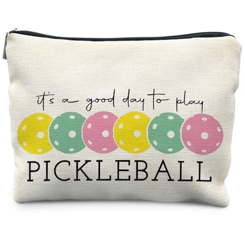 RYYCDOI Pickleball Gifts for Women, Pickleball Makeup Bag