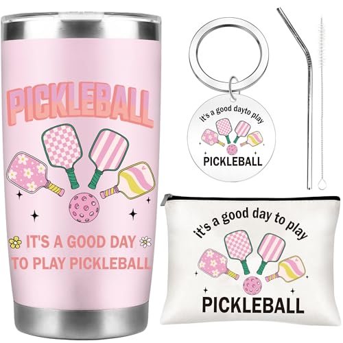 CRASHOT Pickleball Gifts for Women, Gifts For Tumbler Set.
