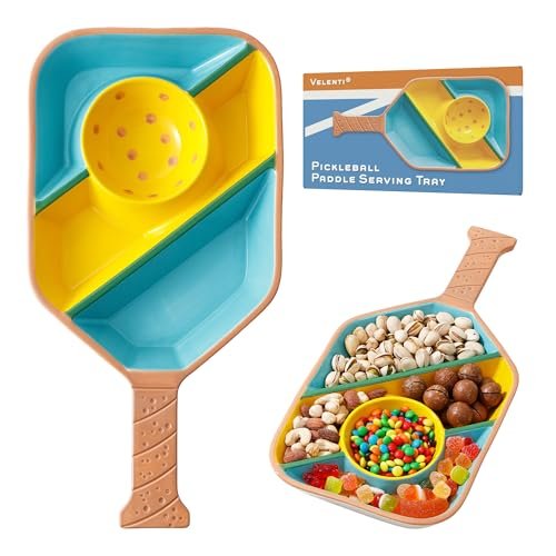 Pickleball Paddle Snack Tray - Cool Pickleballs Serving Dish