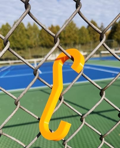 Sport Court Heavy Duty Fence Hook – Bright Orange Plastic
