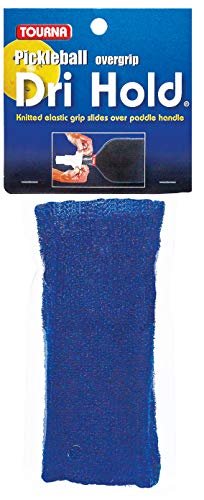 Tourna Pickleball Dri Hold Slide on Overgrip Blue 2-Pack