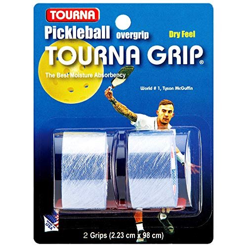 Tourna Pickleball Grip Overgrip - 2 Pack, Sweat Absorbing.