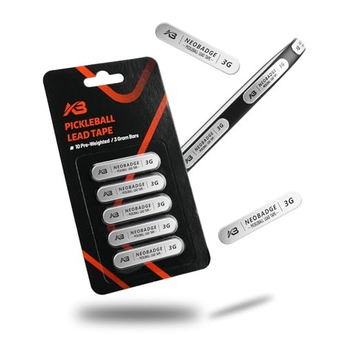 Neobadge Pickleball Lead Tape - Super High Adhesive for...