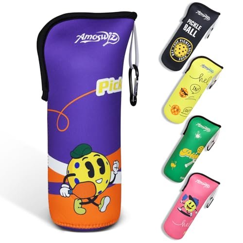 Amoswiz Pickleball Ball Holder - 1 Pc Neoprene Pouch with
