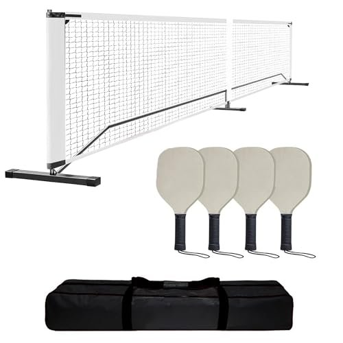 22FT Portable Pickleball Net for Driveway with Carry Bag and