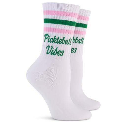 SOCKTOWN Performance Pickleball Crew Socks Womens Great Gift