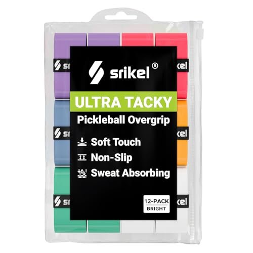Srikel Pickleball Paddle Overgrip – Ultra Tacky, Absorbent...