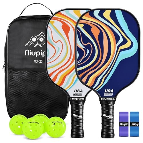 niupipo Pickleball Paddles, Pickleball Paddles Set of 2...