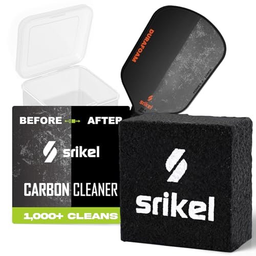 Srikel Pickleball – Paddle Cleaner Eraser with Storage Case