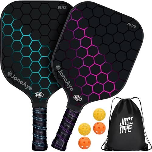 Pickleball-Paddles-Set of 4 or 2 Rackets by JoncAye, USAPA...