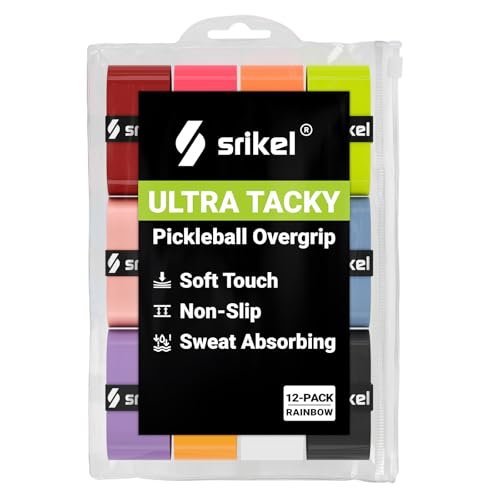 Srikel Pickleball Paddle Overgrip – Ultra Tacky, Absorbent,...