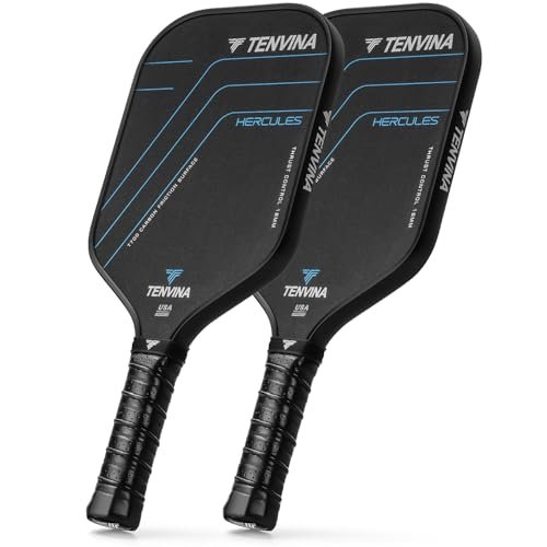 TENVINA Pickleball Paddles Set of 2, Multi-Layer Carbon...