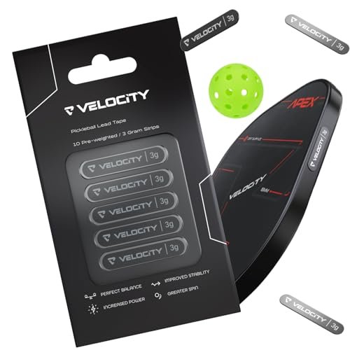 Lead Tape for Pickleball Paddles, 10 Pcs Weighted Strips.