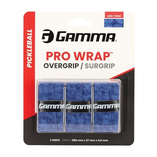 Gamma Pickleball PRO WRAP OVERGRIP, Extra Tacky, Durable...