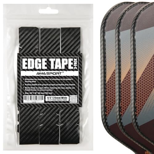 PICKLETECH Pickleball Paddle Protection Tape - 3K PU Edge...