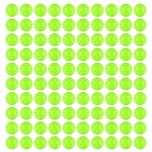 100pc Pickleball Balls,40 Holes indoor Pickleball Balls,...
