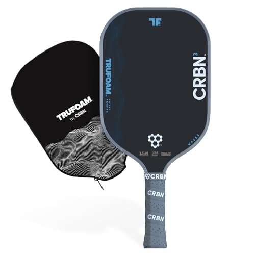 CRBN Pickleball - TruFoam Waves Paddle - 14mm Foam Core.