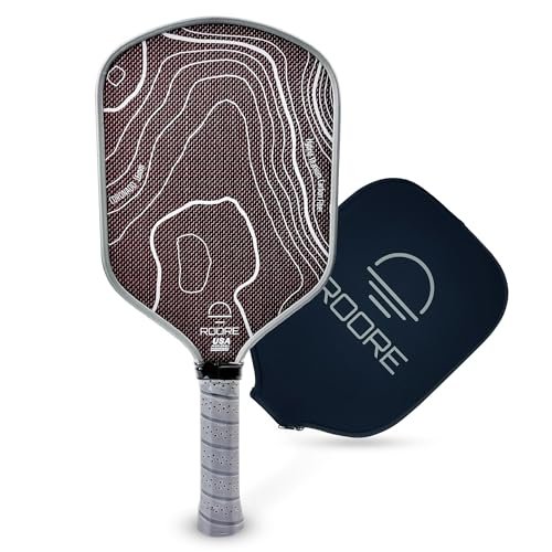 Roore Pickleball Paddles Titanium Carbon Fiber Gen 2...
