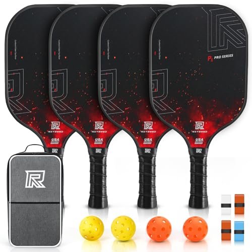 T-300 Carbon Fiber Pickleball Paddles Set of Two or Four.